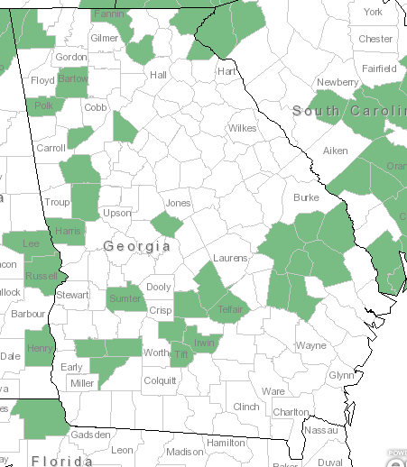 The Georgia range of Aletris farinosa